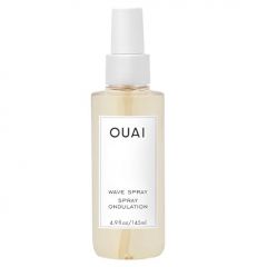 OUAI Wave Spray - Coconut Oil & Rice Protein Texture Mist for Voluminous Beach Waves with Shine - Paraben Free, Safe for Color & Keratin-Treated Hair (4.9 fl oz)