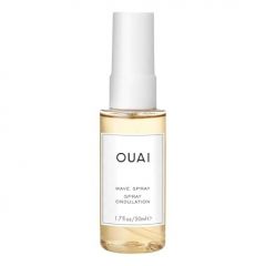 OUAI Wave Spray Travel Size - Coconut Oil & Rice Protein Texturizing Mist for Beach Waves, Volume & Shine - Paraben-Free, Safe for Color & Keratin-Treated Hair (1.7 fl oz)