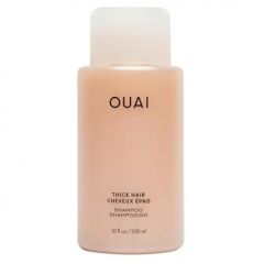 OUAI Thick Shampoo - Moisturizing Shampoo with Keratin, Marshmallow Root, Shea Butter & Avocado Oil for Thick Hair - Strengthens & Hydrates Strands - Paraben, Phthalate, Sulfate Free Shampoo - 10 oz