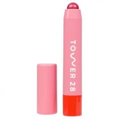 Tower 28 JuiceBalm Tinted Lip Balm - Hydrating Lip Color with Shea Butter and Marula Oil - Clean, Cruelty Free, and Vegan Lip Care - Shade: Drink, A Juicy Berry, 0.09 Fl Oz / 2.7 mL