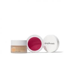 goop Beauty Vitamin C Eye Cream and Cream Blush Bundle | 0.5 oz Brightening Eye Cream for Dark Circles & Puffy Eyes | 0.5 oz Soft Fuchsia Cream Blush for a Sheer Pop of Color on Lips & Cheeks