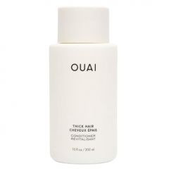 OUAI Thick Hair Conditioner - Moisturizing Conditioner for Dry, Frizzy Hair - Keratin, Marshmallow Root, Shea Butter and Avocado Oil - Paraben, Phthalate and Sulfate Free Hair Care - 10 oz