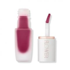 FLOWER BEAUTY By Drew Barrymore Perfect Pout Lip Color - Soft Matte Finish - Liquid Lipstick - Comfortable + Lightweight Feel (Fig)