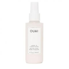 OUAI Leave In Conditioner & Heat Protectant Spray - Prime Hair for Style, Smooth Flyaways, Add Shine and Use as Detangling Spray - No Parabens, Sulfates or Phthalates (4.7 oz)