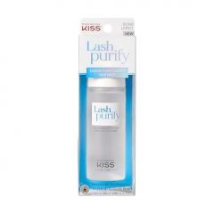 KISS Lash Purify Eye Makeup Remover & False Eyelash Cleanser/Conditioner, Gentle 3-in-1 Formula Removes Lash Glue & Waterproof Makeup, Net Wt. 50 ml (1.69 US fl. oz.)