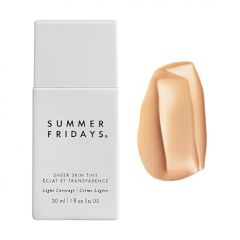 Summer Fridays Sheer Skin Tint - Tinted Moisturizer with Hyaluronic Acid - Helps Diminish Uneven Skin Tone - Sheer to Light Coverage - Shade 2 - Light with Cool Undertones (1 Fl Oz)