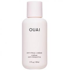 OUAI Anti Frizz Cream Travel Size - Moisturizing Hair Cream with Frizz Control & Heat Protection - Provides Hydration with Jackfruit & Beetroot Extract - Paraben, Phthalate & Sulfate Free (3 oz)