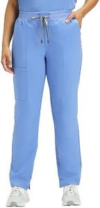 Fabletics Women's Performance Scrub Pant - MotionTech, 4-Way Stretch, Pocket-Packed, Wrinkle-Resist, Semi-Slim Fit