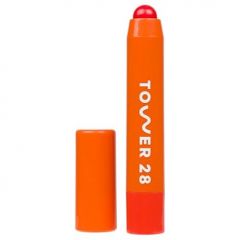 Tower 28 ShineOn Lip Jelly, SPICY, Non-Sticky Lip Gloss, Semi-Sheer Red Vegan Lip Gloss, Moisturizing Apricot and Raspberry Seed Oil, Cruelty Free