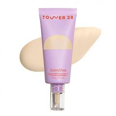 Tower 28 Beauty BeachPlease Cream Blush for Cheeks and Lips - Multi-Purpose Lip and Cheek Tint in Berry Blush - for Sensitive Skin – Color AFTER HOURS, Luminous Finish