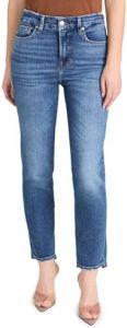 Good American Women's Good Classic Baby Step Hem Jeans