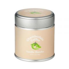 Chamberlain Coffee Vanilla Matcha Green Tea Powder - Madagascar Vanilla + Ceremonial Grade Matcha - Hot or Iced - Organic, Vegan & Gluten-Free Matcha Powder - 1.06 oz