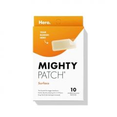 Hero Cosmetics Mighty Patch™ Chin Patch - XL Contoured Hydrocolloid Chin Patch for Blemishes and Pimples - Non-Irritating (10 Count)