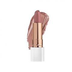 FLOWER BEAUTY By Drew Barrymore Petal Pout Lipstick - Nourishing & Highly Pigmented Lip Color with Antioxidants, Matte Finish - Spiced Petal