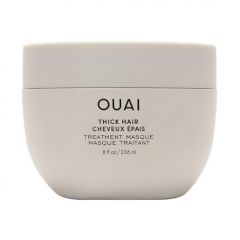 OUAI Thick Hair Mask - Hair Treatment Masque with Almond Oil, Olive Oil, & Hydrolyzed Keratin to Restore Damaged Hair - Phthalate & Paraben Free Hair Masque (8 fl oz)