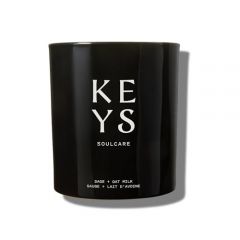 Keys Soulcare Sage + Oat Milk Candle, Single-Wick Home Fragrance, Calming + Relaxing Scent for Body & Mind, Soy Wax, Vegan, Cruelty-Free