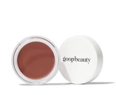 goop Beauty Cream Blush | Sheer Pop of Color for Lips & Cheeks | Vitamin C, Vitamin E, & Safflower Oil | Natural Makeup for Glowing Skin | Paraben & Silicone Free | 0.5 oz | Whiskey - Warm Terracotta