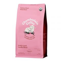 Chamberlain Coffee Fluffy Lamb Vanilla Blend - Medium Roast Coffee Beans with Notes of Madagascar Vanilla - Whole Bean Specialty Coffee from Nicaragua, Freshly Roasted In California - 12 oz