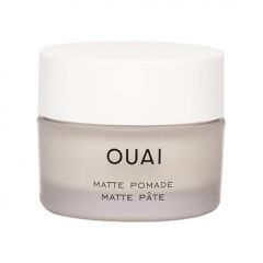 OUAI Matte Hair Pomade - Styling Paste for Moldable Hold, Texture, Separation & Frizz Control - Leaves Matte Finish for Cool Yet Casual Hair - Paraben Free Hair Styling Products (1.7 Oz)