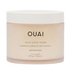 OUAI Scalp & Body Scrub, Melrose Place - Exfoliating Body Scrub with Sugar & Coconut Oil Blend for Smooth, Moisturized Skin - Gentle Scalp Scrub for Removing Product Build Up (8.8 Oz)