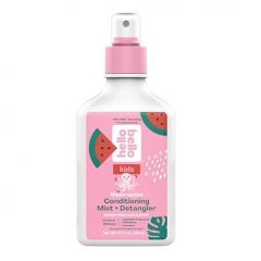 Hello Bello Kids Conditioning Mist + Detangler - Hypoallergenic Non-Greasy Leave-in Conditioning Spray - Vegan and Cruelty-Free - Watermelon Scented - 6.7oz