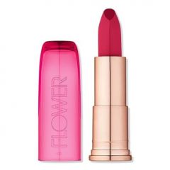 FLOWER BEAUTY By Drew Barrymore Perfect Pout Moisturizing Lipstick - Soothes Lips + Hydrates - Creamy Lip Tint + Natural Looking Shine + Buildable Color - Cruelty-Free + Vegan (Orchid)