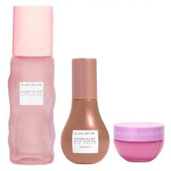 Glow Recipe Watermelon Glow Niacinamide Dew Drops - Hydrating & Illuminating Makeup Primer for Dewy, Glass Skin - Hyaluronic Acid Serum for Face Brightening, Plumping, & Highlighting (40 ml + 15 ml)