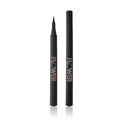 FLOWER BEAUTY By Drew Barrymore Forever Wear Winged Eyeliner - Long-Lasting + Smudge-Proof - Liquid Eyeliner + Winged Applicator (All-Nighter)