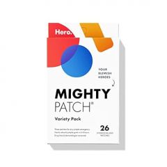 Mighty Patch Face from Hero Cosmetics - XL Hydrocolloid Mask for Acne, 5 Large Pimple Patches for Zit Breakouts on Nose, Chin, Forehead & Cheeks - Vegan-Friendly, Not Tested on Animals (1 Count)