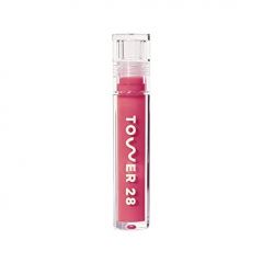 Tower 28 ShineOn MilkyLip Jelly, PISTACHIO, Non-Sticky Lip Gloss, Milky Nude Pink Vegan Lip Gloss, Moisturizing Apricot and Raspberry Seed Oil, Cruelty Free