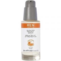 REN Clean Skincare Glow and Protect Vitamin C Face Serum - Help Brighten & Even Skin Tone, Cruelty-Free & Vegan