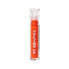 Tower 28 ShineOn Milky Lip Jelly, OAT, Non-Sticky Lip Gloss, Milky Peachy Pink Vegan Lip Gloss, Moisturizing Apricot and Raspberry Seed Oil, Cruelty Free