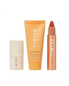 Live Tinted Hueguard Travel Duo: Includes Full-sized Hueguard 3-in-1 Mineral Sunscreen, Moisturizer, Primer SPF 30 1.7oz and Travel-sized 0.5oz, 2 piece-set