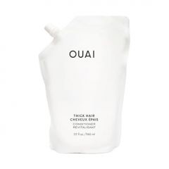 OUAI Thick Hair Conditioner Refill - Moisturizing Conditioner for Dry, Frizzy Hair - Keratin, Marshmallow Root, Shea Butter and Avocado Oil - Paraben, Phthalate and Sulfate Free Hair Care - 32 oz