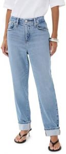 Good American Women's The Weekender Cuffed Jeans