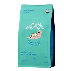 Chamberlain Coffee Sweet Otter Cake Batter Blend - Medium Roast Ground Coffee Beans with Notes of Vanilla & Frosting - Specialty Ground Coffee from Nicaragua, Freshly Roasted In California - 12 oz