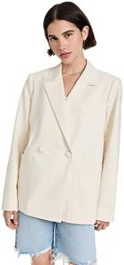 Good American Women's Woven Blazer 2.0