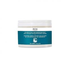 REN Clean Skincare - Atlantic Kelp And Magnesium Salt Anti-Fatigue Body Scrub - Exfoliating Body Balm with Magnesium (Epsom) Salts, Cruelty-Free, 330ml