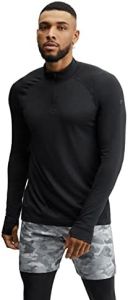 Fabletics Men's The Training Day 1/4 Zip, Training, Performance, Athletic, Breathable, 4-Way Stretch