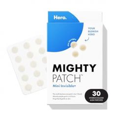 Hero Cosmetics Mighty Patch™ Original Patch - Hydrocolloid Acne Pimple Patch for Covering Zits and Blemishes, Spot Stickers for Face and Skin (72 Count)