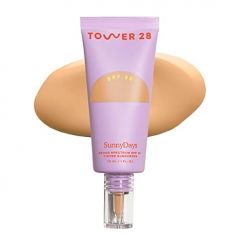 Tower 28 Beauty SunnyDays SPF 30 Tinted Mineral Sunscreen - For Sensitive Skin - 2-in-1 Facial Broad Spectrum UVA/UVB Protection + Foundation - Shade 10 LARCHMONT, 1 Fl Oz