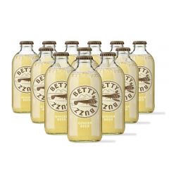 Betty Buzz Ginger Beer, Premium Sparkling Soda by Blake Lively (12 pack) | Natural Flavors & Sweeteners, Only Clean Ingredients