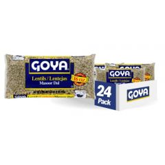 Goya Foods Lentils, Dry, 16 Ounce (Pack of 24)