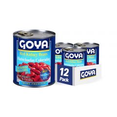 Goya Foods Low Sodium Red Kidney Beans, 29 Ounce (Pack of 12)