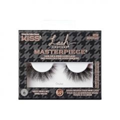 KISS Lash Couture Masterpiece False Eyelashes, Cruise', 12 mm, Contact Lens Friendly, Easy to Apply, Hand-Woven Faux Mink Reusable Strip Lashes, Includes 1 Pair of Lashes