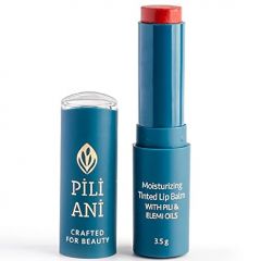 Pili Ani Moisturizing Tinted Pili Lip Butter in Mint - Infused with Elemi Oil and new Pili Butter Formula. Nourishes and moisturizes lips with tinted variants that give greater color pay-off. 3.5g