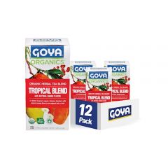 Goya Organic Herbal Tropical Tea Blend, 1.32 Ounce (Pack of 12)