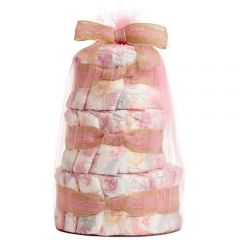 The Honest Company Diaper Cake | Clean Conscious Diapers, Baby Personal Care, Plant-Based Wipes | Rose Blossom | Regular, Size 1 (8-14 lbs), 35 Count