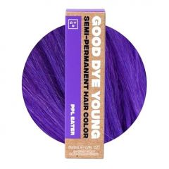 Good Dye Young Streaks and Strands Semi Permanent Purple Hair Color (PPL Eater) - UV Protective Temporary Conditioning Dye for 15-24+ Washes - Vegan & Cruelty-Free