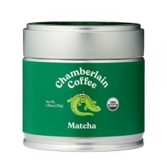 Chamberlain Coffee Ceremonial Matcha Green Tea Powder - Japanese Green Tea + Original Grade Matcha - Hot or Iced - Organic, Vegan & Gluten-Free Matcha Powder, 1.06 oz